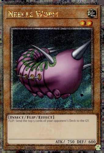 Needle Worm (Quarter Century Secret Rare) – RA04-EN112 – Quarter Century Secret Rare – 1. Auflage von Yu-Gi-Oh!