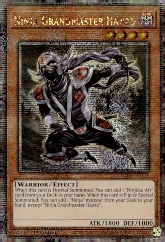 Ninja Grandmaster Hanzo (Quarter Century Secret Rare) – RA04-EN173 – Quarter Century Secret Rare – 1. Auflage von Yu-Gi-Oh!