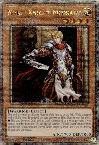 Noble Knight Medraut (Quarter Century Secret Rare) – RA04-EN205 – Quarter Century Secret Rare – 1. Auflage von Yu-Gi-Oh!