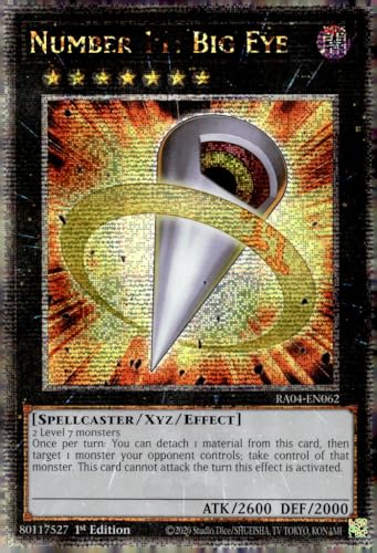 Nummer 11: Big Eye (Quarter Century Secret Rare) – RA04-EN062 – Quarter Century Secret Rare – 1. Auflage von YU-GI-OH!