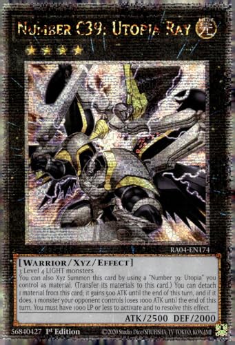 Nummer C39: Utopia Ray (Quarter Century Secret Rare) – RA04-EN174 – Quarter Century Secret Rare – 1. Auflage von Yu-Gi-Oh!