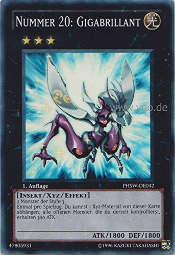 PHSW-DE042 Nummer 20: Gigabrillant von Yu-Gi-Oh!