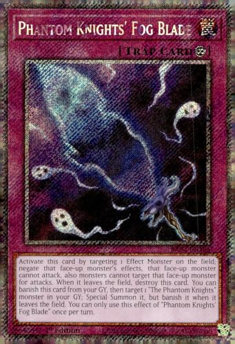 Phantom Knights Nebelklinge (Platinum Secret Rare) – RA04-EN264 – Platinum Secret Rare – 1. Auflage von Yu-Gi-Oh!