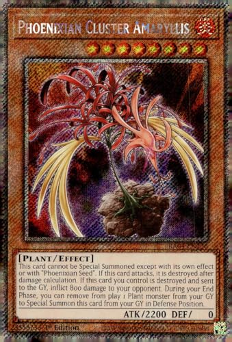 Phoenixian Cluster Amaryllis (Platinum Secret Rare) – RA04-EN136 – Platinum Secret Rare – 1. Auflage von Yu-Gi-Oh!