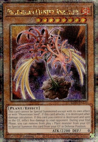 Phönixische Cluster Amaryllis (Quarter Century Secret Rare) – RA04-EN136 – Quarter Century Secret Rare – 1. Auflage von Yu-Gi-Oh!
