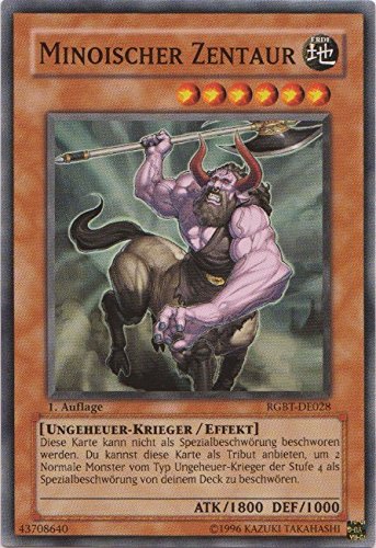 RGBT-DE028 Minoischer Zentaur 1. Auflage von Yu-Gi-Oh!