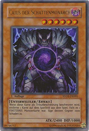 SDDE-DE001 Caius der Schattenmonarch 1. Auflage von Yu-Gi-Oh!