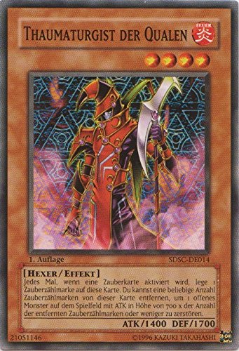 SDSC-DE014 Thaumaturgist der Qualen 1. Auflage SDSC-DE014 Thaumaturgist der Qualen 1. Auflage von Yu-Gi-Oh!