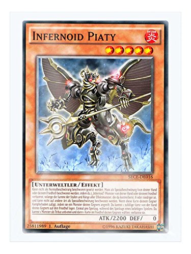 SECE-DE016 Infernoid Piaty 1. Auflage im Set mit original Gwindi Kartenschutzhülle SECE-DE016 Infernoid Piaty 1. Auflage im Set mit original Gwindi Kartenschutzhülle von Yu-Gi-Oh!