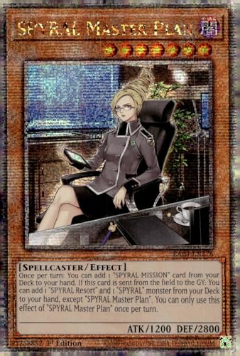 SPYRAL Masterplan (Quarter Century Secret Rare) – RA04-EN276 – Quarter Century Secret Rare – 1. Auflage von YU-GI-OH!