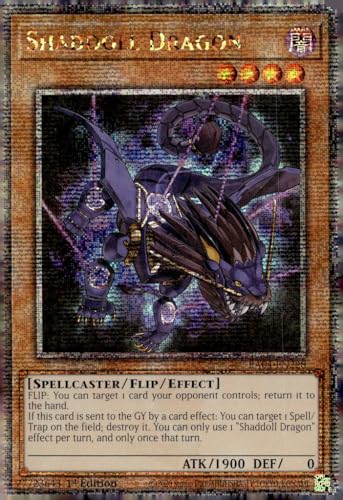 Shaddoll Dragon (Quarter Century Secret Rare) – RA04-EN228 – Quarter Century Secret Rare – 1. Auflage von Yu-Gi-Oh!