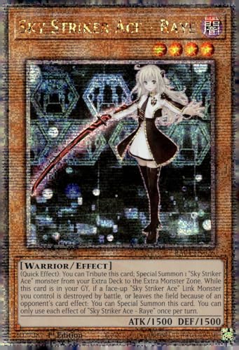 Sky Striker Ace – Raye (Quarter Century Secret Rare) – RA04-EN026 – Quarter Century Secret Rare – 1. Auflage von Yu-Gi-Oh!