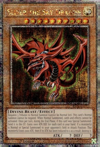 Slifer The Sky Dragon (Quarter Century Secret Rare) – RA04-EN117 – Quarter Century Secret Rare – 1. Auflage von Yu-Gi-Oh!