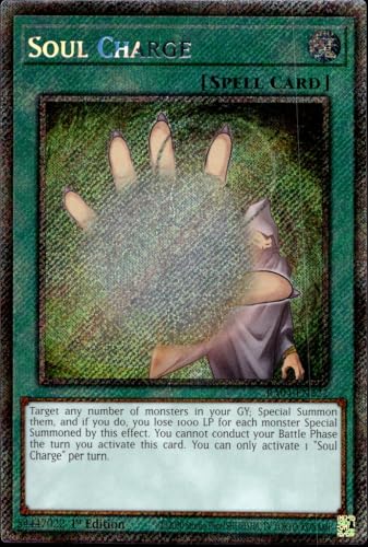 Soul Charge (Platinum Secret Rare) – RA04-EN222 – Platinum Secret Rare – 1. Auflage von Yu-Gi-Oh!