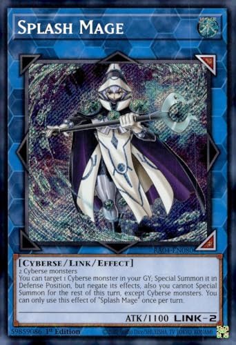 Splash Mage (Secret Rare) – RA04-EN080 – Secret Rare – 1. Auflage von Yu-Gi-Oh!