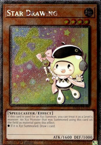 Star Drawing (Platinum Secret Rare) – RA04-EN199 – Platinum Secret Rare – 1. Auflage von Yu-Gi-Oh!