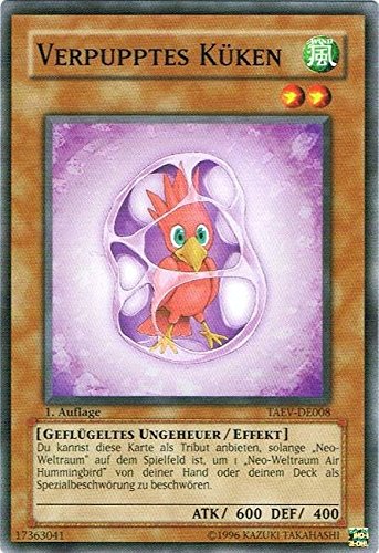 TAEV-DE008 Verpupptes Küken 1. Auflage von Yu-Gi-Oh!
