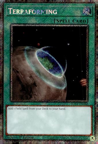Terraforming (Platinum Secret Rare) – RA04-EN084 – Platinum Secret Rare – 1. Auflage von Yu-Gi-Oh!