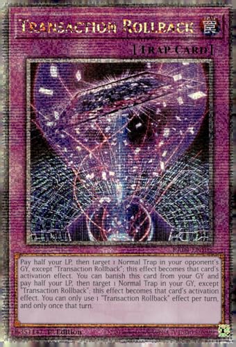 Transaction Rollback (Quarter Century Secret Rare) – RA04-EN105 – Quarter Century Secret Rare – 1. Auflage von Yu-Gi-Oh!