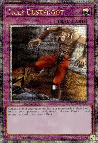 Trap Dustshoot (Quarter Century Secret Rare) – RA04-EN121 – Quarter Century Secret Rare – 1. Auflage von Yu-Gi-Oh!