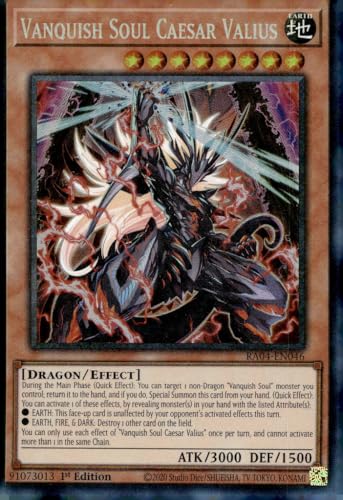 Vanquish Soul Caesar Valius (CR) - RA04-EN046 - Collector's Rare - 1st Edition von Yu-Gi-Oh!