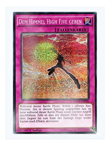 WSUP-DE030 Dem Himmel High Five geben 1. Auflage im Set mit original Gwindi Kartenschutzhülle von Yu-Gi-Oh!