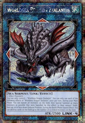 Worldsea Dragon Zealantis (Platinum Secret Rare) – RA04-EN082 – Platinum Secret Rare – 1. Auflage von Yu-Gi-Oh!