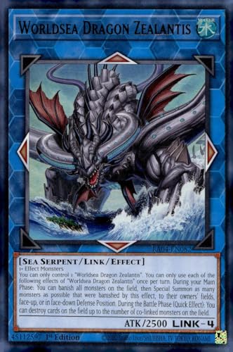 Worldsea Dragon Zealantis (UR) - RA04-EN082 - Ultra Rare - 1. Auflage von Yu-Gi-Oh!