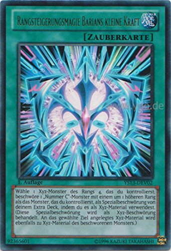 YS13-DEV02 Rangsteigerungsmagie Barians kleine Kraft 1.Auflage von Yu-Gi-Oh!