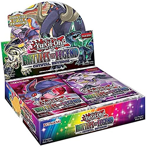 YU-GI-OH! Schlachten der Legende: Crystal Revenge (BLCR) - Sammelkarten-Set - 24 Boosterpacks - Weiß - 63.5mm x 88mm - Unisex - Anime - Yu-gi-oh - 2017 - Konami von YU-GI-OH!