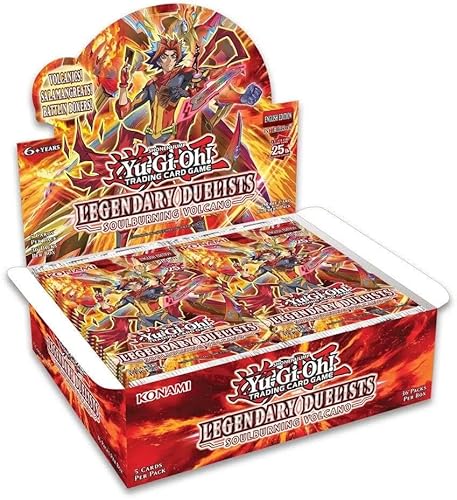 Yu Gi Oh 4012927165027 Legendäre Duellanten: Vulkan brennende Seelen und Axel Brodie Sammelkartenspiel-Legendary Duelists:Soulburning Vulcano (SPANISCHE Sprache) von Yu Gi Oh