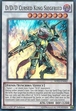 Yu Gi Oh D/D/D-Fluchkönig Siegfried - SDPD-DE042 - Super Rare - 1. Auflage von Yu Gi Oh