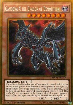 Yu Gi Oh Gandora-X der Drache der Vernichtung - MVP1-DEG49 - Gold Rare von Yu Gi Oh