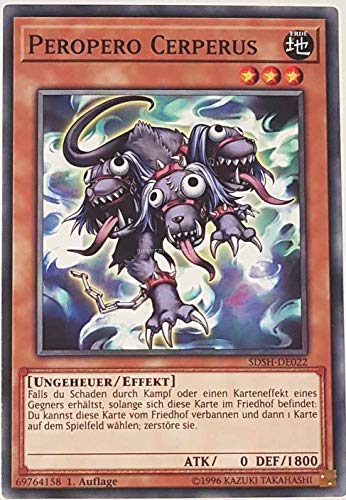 Yu-Gi-Oh SDSH-DE022 Peropero Cerperus Common Deutsch 1. Auflage von Yu-Gi-Oh