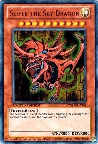 Yu-Gi-Oh! - Slifer the Sky Dragon (YGLD-ENG01) - Yugi's Legendary Decks - 1st Edition - Ultra Rare von KONAMI