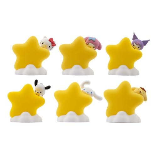 Sanrio Bedside Light Star Light Series Minifiguren Hello Kitty and Friends 8 cm Display (12) von YuMe Toys