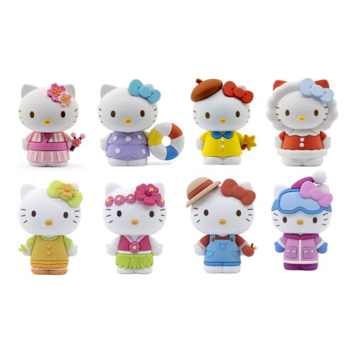 YuMe Hello Kitty Puppe Four Seasons Serie, 7 cm von YuMe