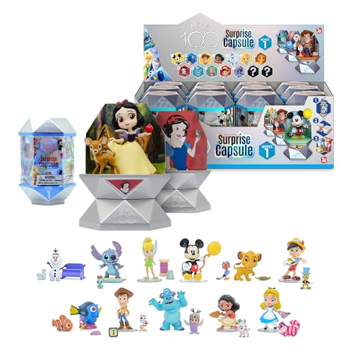 YuMe Official Disney 100 Surprise Mystery Capsules Blind Box with Pixar and Disney Characters Vinyl Figurines - Series 1 Blind Bag Surprise Toys 12 Pack YuMe Official Disney 100 Surprise Mystery Capsules Blind Box with Pixar and Disney Characters Vinyl Figurines - Series 1 Blind Bag Surprise Toys 12 Pack von YuMe