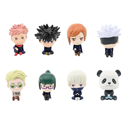 YuMe Toys Jujutsu Kaisen Bobble Hero Wackelkopf-Figuren 6 cm Display (12) von YuMe