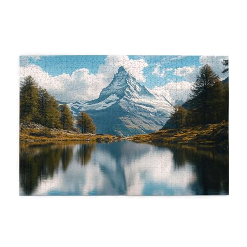 Puzzle 1500 Teile, Puzzle Erwachsene, Holzpuzzle Berg Impossible Jigsaw, Clevere Rätsel, HD Farbe Jigsaw mit Geschenkbox Verpackung for Aesthetic Room Decor, Geschenke für Frauen Meer 87x57cm p-1957 Puzzle 1500 Teile, Puzzle Erwachsene, Holzpuzzle Berg Impossible Jigsaw, Clevere Rätsel, HD Farbe Jigsaw mit Geschenkbox Verpackung for Aesthetic Room Decor, Geschenke für Frauen Meer 87x57cm p-1957 von Yuammgxi