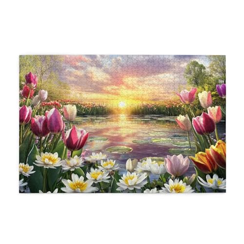Puzzle 1500 Teile, Puzzle Erwachsene, Holzpuzzle Blume Impossible Jigsaw, Clevere Rätsel, HD Farbe Jigsaw mit Geschenkbox Verpackung for Room Decor, Geschenke für Frauen Sonnenuntergang 87x57cm p-1153 Puzzle 1500 Teile, Puzzle Erwachsene, Holzpuzzle Blume Impossible Jigsaw, Clevere Rätsel, HD Farbe Jigsaw mit Geschenkbox Verpackung for Room Decor, Geschenke für Frauen Sonnenuntergang 87x57cm p-1153 von Yuammgxi