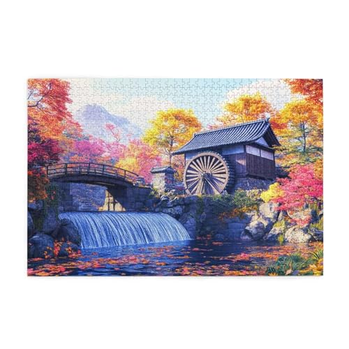 Puzzle 1500 Teile, Puzzle Erwachsene, Holzpuzzle Herbst Impossible Jigsaw, Clevere Rätsel, HD Farbe Jigsaw mit Geschenkbox Verpackung for Room Decor, Geschenke für Frauen Landschaft 87x57cm p-1938 Puzzle 1500 Teile, Puzzle Erwachsene, Holzpuzzle Herbst Impossible Jigsaw, Clevere Rätsel, HD Farbe Jigsaw mit Geschenkbox Verpackung for Room Decor, Geschenke für Frauen Landschaft 87x57cm p-1938 von Yuammgxi