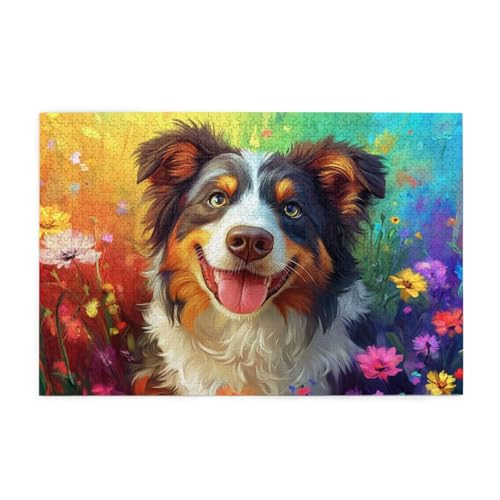Puzzle 1500 Teile, Puzzle Erwachsene, Holzpuzzle Hund Impossible Jigsaw, Clevere Rätsel, HD Farbe Jigsaw mit Geschenkbox Verpackung for Room Decor, Geschenke für Frauen Niedlich 87x57cm p-727 Puzzle 1500 Teile, Puzzle Erwachsene, Holzpuzzle Hund Impossible Jigsaw, Clevere Rätsel, HD Farbe Jigsaw mit Geschenkbox Verpackung for Room Decor, Geschenke für Frauen Niedlich 87x57cm p-727 von Yuammgxi