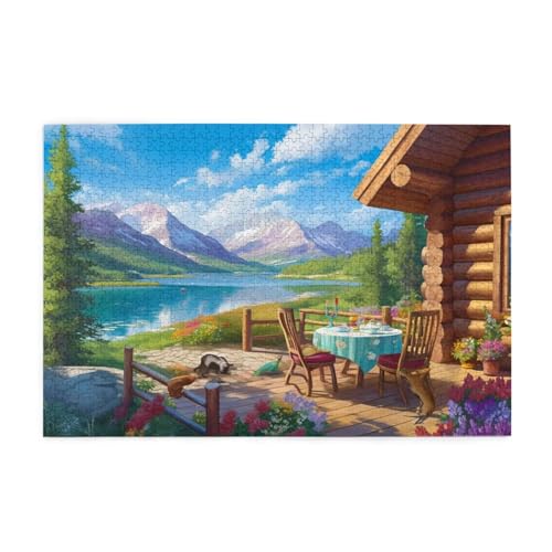 Puzzle 1500 Teile, Puzzle Erwachsene, Holzpuzzle Italien Impossible Jigsaw, Clevere Rätsel, HD Farbe Jigsaw mit Geschenkbox Verpackung for Room Decor, Geschenke für Frauen Holzhaus 87x57cm p-594 Puzzle 1500 Teile, Puzzle Erwachsene, Holzpuzzle Italien Impossible Jigsaw, Clevere Rätsel, HD Farbe Jigsaw mit Geschenkbox Verpackung for Room Decor, Geschenke für Frauen Holzhaus 87x57cm p-594 von Yuammgxi