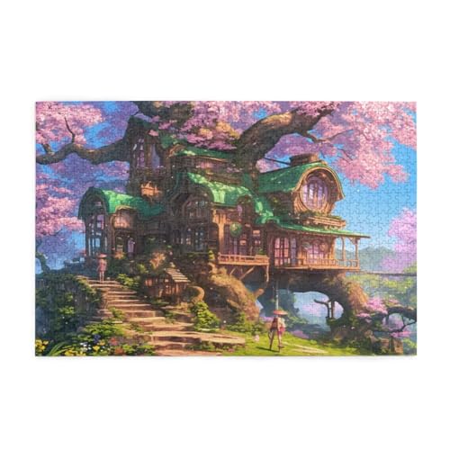 Puzzle 1500 Teile, Puzzle Erwachsene, Holzpuzzle Japan Impossible Jigsaw, Clevere Rätsel, HD Farbe Jigsaw mit Geschenkbox Verpackung for Room Decor, Geschenke für Frauen Baumhaus 87x57cm p-979 Puzzle 1500 Teile, Puzzle Erwachsene, Holzpuzzle Japan Impossible Jigsaw, Clevere Rätsel, HD Farbe Jigsaw mit Geschenkbox Verpackung for Room Decor, Geschenke für Frauen Baumhaus 87x57cm p-979 von Yuammgxi