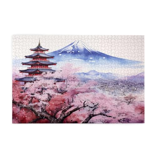 Puzzle 1500 Teile, Puzzle Erwachsene, Holzpuzzle Japan Impossible Jigsaw, Clevere Rätsel, HD Farbe Jigsaw mit Geschenkbox Verpackung for Room Decor, Geschenke für Frauen Kirschblüten 87x57cm p-1560 Puzzle 1500 Teile, Puzzle Erwachsene, Holzpuzzle Japan Impossible Jigsaw, Clevere Rätsel, HD Farbe Jigsaw mit Geschenkbox Verpackung for Room Decor, Geschenke für Frauen Kirschblüten 87x57cm p-1560 von Yuammgxi
