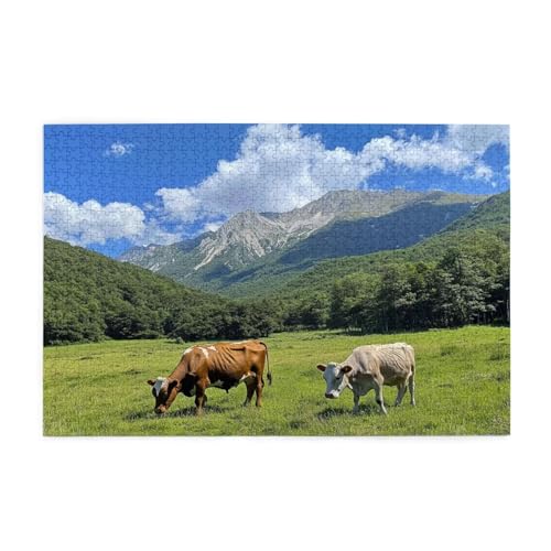Puzzle 1500 Teile, Puzzle Erwachsene, Holzpuzzle Landschaft Impossible Jigsaw, Clevere Rätsel, Farbe Jigsaw mit Geschenkbox Verpackung for Room Decor, Geschenke für Frauen Hochlandkuh 87x57cm p-1602 Puzzle 1500 Teile, Puzzle Erwachsene, Holzpuzzle Landschaft Impossible Jigsaw, Clevere Rätsel, Farbe Jigsaw mit Geschenkbox Verpackung for Room Decor, Geschenke für Frauen Hochlandkuh 87x57cm p-1602 von Yuammgxi