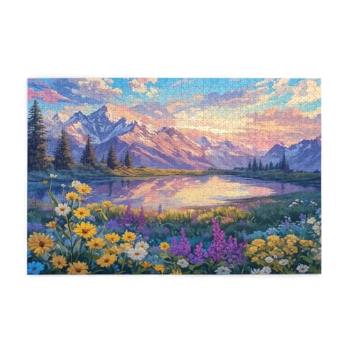 Puzzle 1500 Teile, Puzzle Erwachsene, Holzpuzzle Meer Impossible Jigsaw, Clevere Rätsel, HD Farbe Jigsaw mit Geschenkbox Verpackung for Aesthetic Room Decor, Geschenke für Frauen Berg 87x57cm p-904 Puzzle 1500 Teile, Puzzle Erwachsene, Holzpuzzle Meer Impossible Jigsaw, Clevere Rätsel, HD Farbe Jigsaw mit Geschenkbox Verpackung for Aesthetic Room Decor, Geschenke für Frauen Berg 87x57cm p-904 von Yuammgxi
