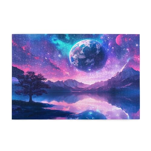 Puzzle 1500 Teile, Puzzle Erwachsene, Holzpuzzle Meer Impossible Jigsaw, Clevere Rätsel, HD Farbe Jigsaw mit Geschenkbox Verpackung for Room Decor, Geschenke für Frauen Sternenhimmel 87x57cm p-889 Puzzle 1500 Teile, Puzzle Erwachsene, Holzpuzzle Meer Impossible Jigsaw, Clevere Rätsel, HD Farbe Jigsaw mit Geschenkbox Verpackung for Room Decor, Geschenke für Frauen Sternenhimmel 87x57cm p-889 von Yuammgxi