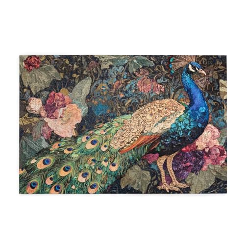 Puzzle 1500 Teile, Puzzle Erwachsene, Holzpuzzle Pfau Impossible Jigsaw, Clevere Rätsel, HD Farbe Jigsaw mit Geschenkbox Verpackung for Aesthetic Room Decor, Geschenke für Frauen Anlage 87x57cm p-1364 Puzzle 1500 Teile, Puzzle Erwachsene, Holzpuzzle Pfau Impossible Jigsaw, Clevere Rätsel, HD Farbe Jigsaw mit Geschenkbox Verpackung for Aesthetic Room Decor, Geschenke für Frauen Anlage 87x57cm p-1364 von Yuammgxi